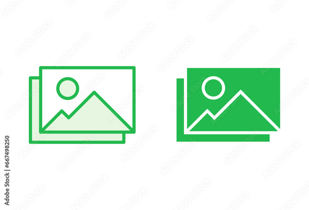 Picture icon set. photo gallery icon symbol Picture icon set. photo gallery icon symbol