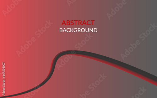 Abstract Backgound design,colorful wavy background design with geometric and gradient shapes.Red color background design.Suit for poster,cover,banner,brochure,website.