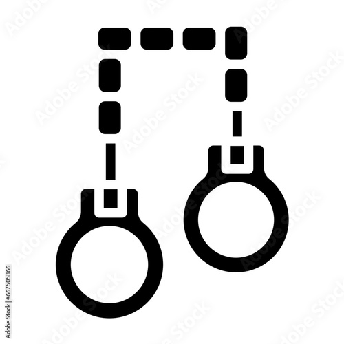 Handcuffs Icon Style