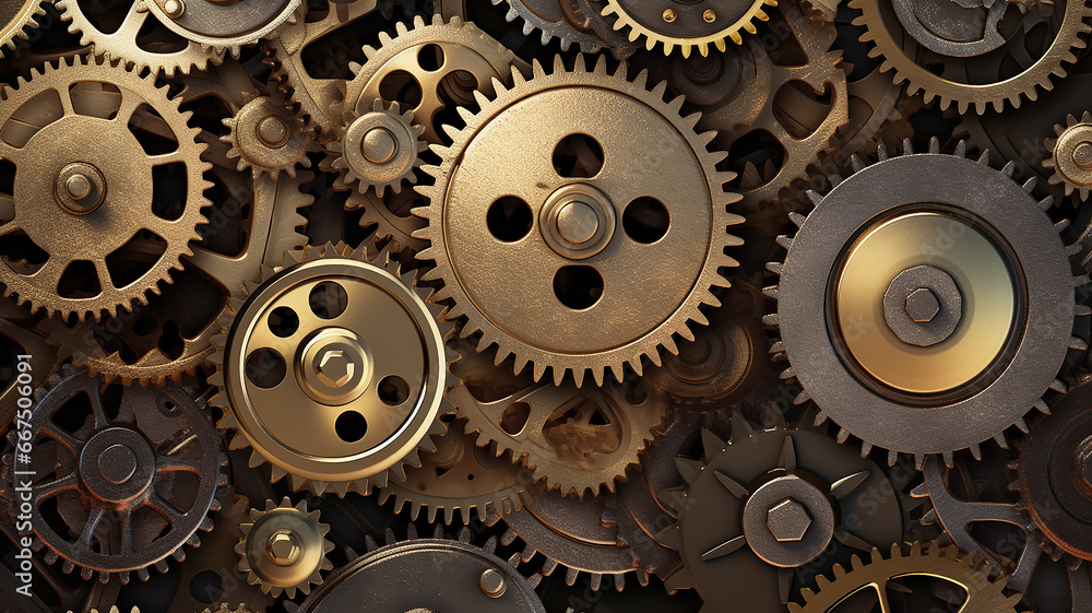 golden gears, teamwork concept complex business mechanism, mechanics abstract background, texture of work golden gears, teamwork concept complex business mechanism, mechanics abstract background, texture of work