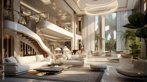 Luxury House Interior, Where Every Corner Radiates Opulence and Refinement,