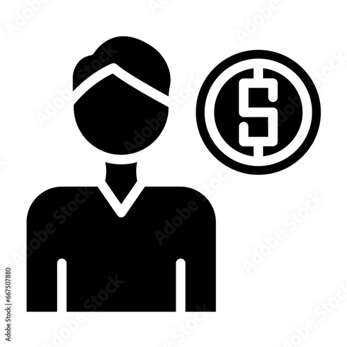 Corrupt Man Icon Style