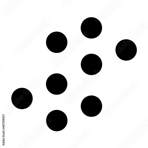 Iron Pellets Icon Style