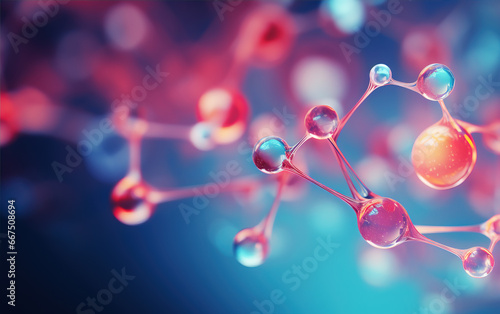Chemistry concept background,created with Generative AI tecnology.
