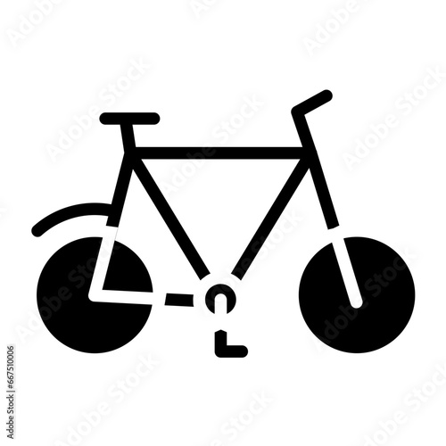 Cycling Tour Icon Style