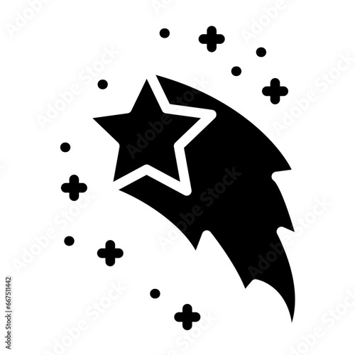 Shooting Star Icon Style
