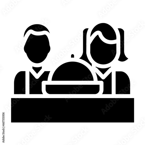 Family Meal Icon Style