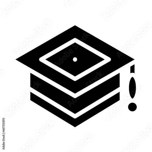 Graduation Cap Icon Style