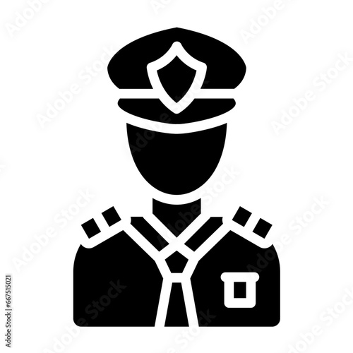 Marine Male Icon Style