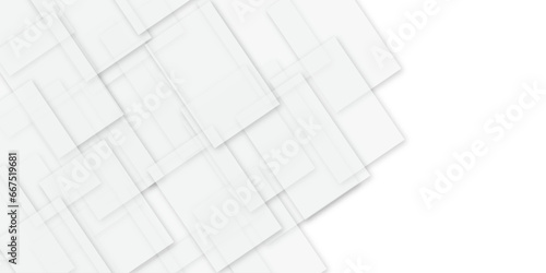 Abstract modern and creative design with different size white boxes on the white background .abstract design vector illustration White shades multi layer .