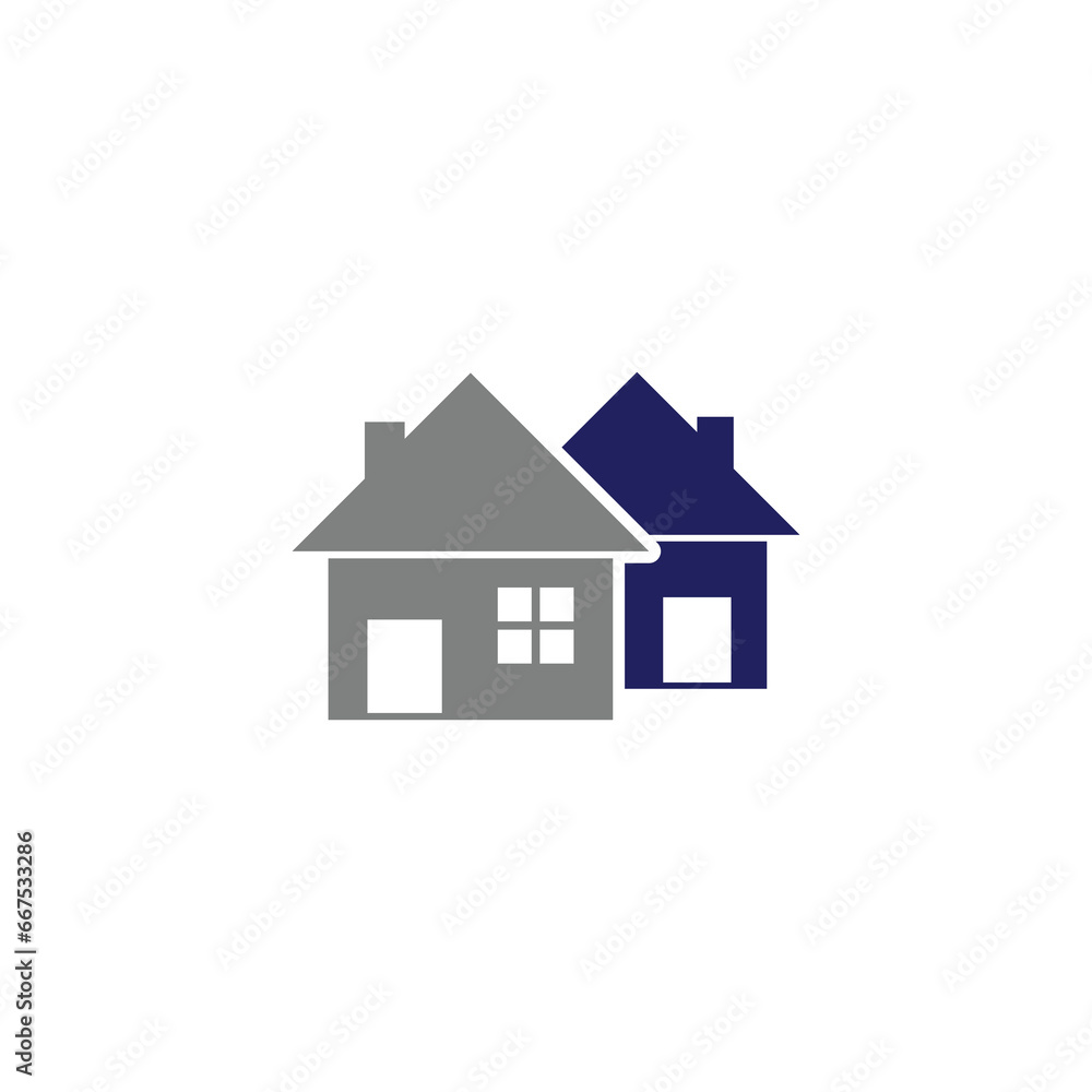 House logo icon isolated on transparent background House logo icon isolated on transparent background