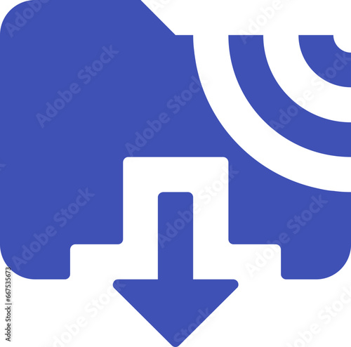 Download From FTP Icon Filled
