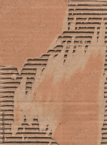 Cardboard Paper Edge Transparent Texture Background (ID: 667536010)