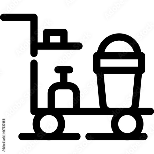 Cleaning Cart Icon