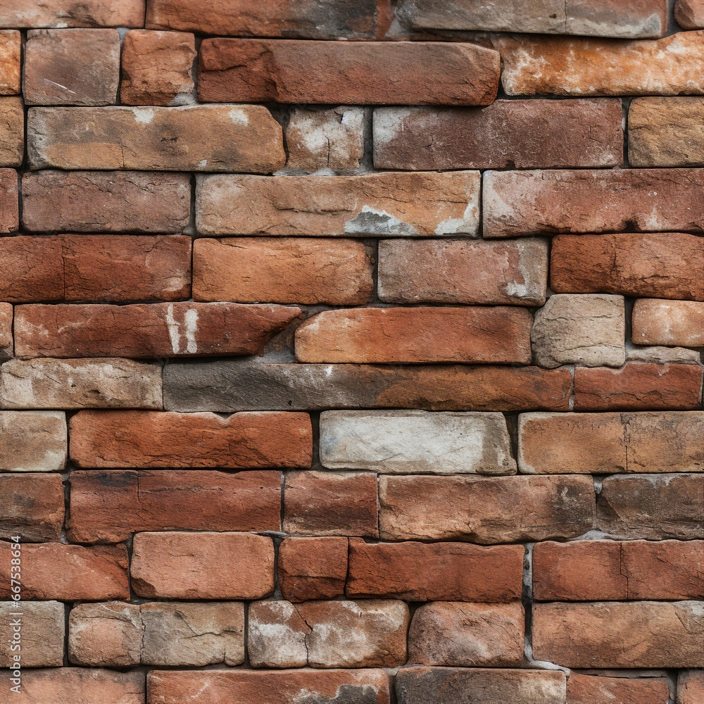 Close-Up View of Brick Texture. seamless picture Close-Up View of Brick Texture. seamless picture