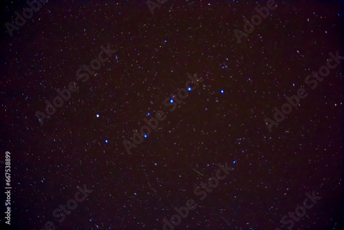 Ursa Major  constellation on dark night starry sky