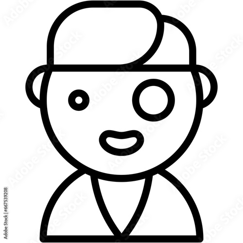 Obraz na plátně Vector Icon Mutant, Super Power, Cultures, Superhero, User, Avatar