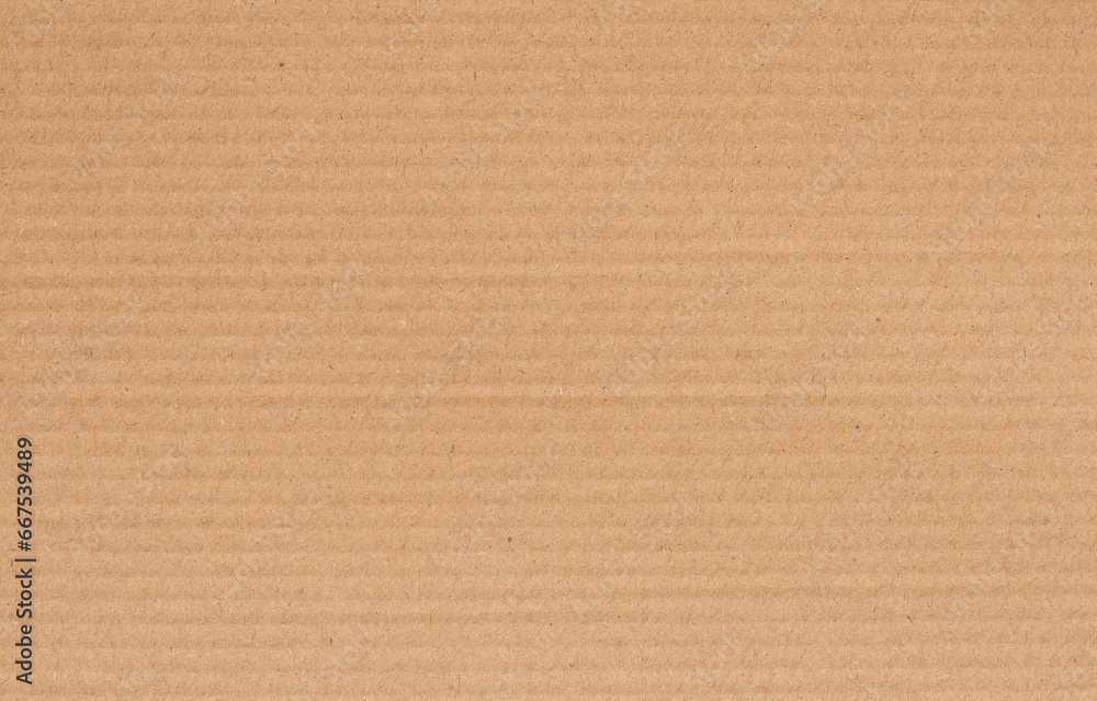 Fototapeta premium Cardboard sheet texture background, detail of recycle brown paper box pattern.