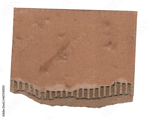 Cardboard Paper Edge Transparent Texture Background (ID: 667540055)