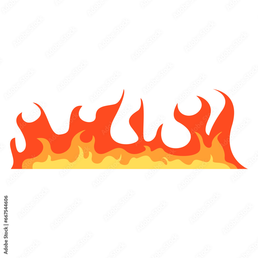 Fire border frame vector art Fire border frame vector art