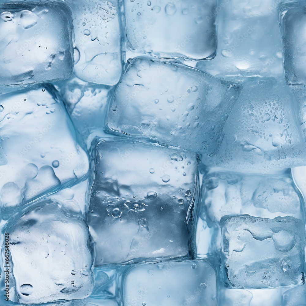 Close-up image of Ice cube. seamless picture Close-up image of Ice cube. seamless picture