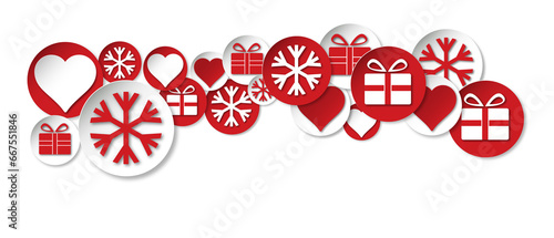 Abstract isolated background for Christmas gifts