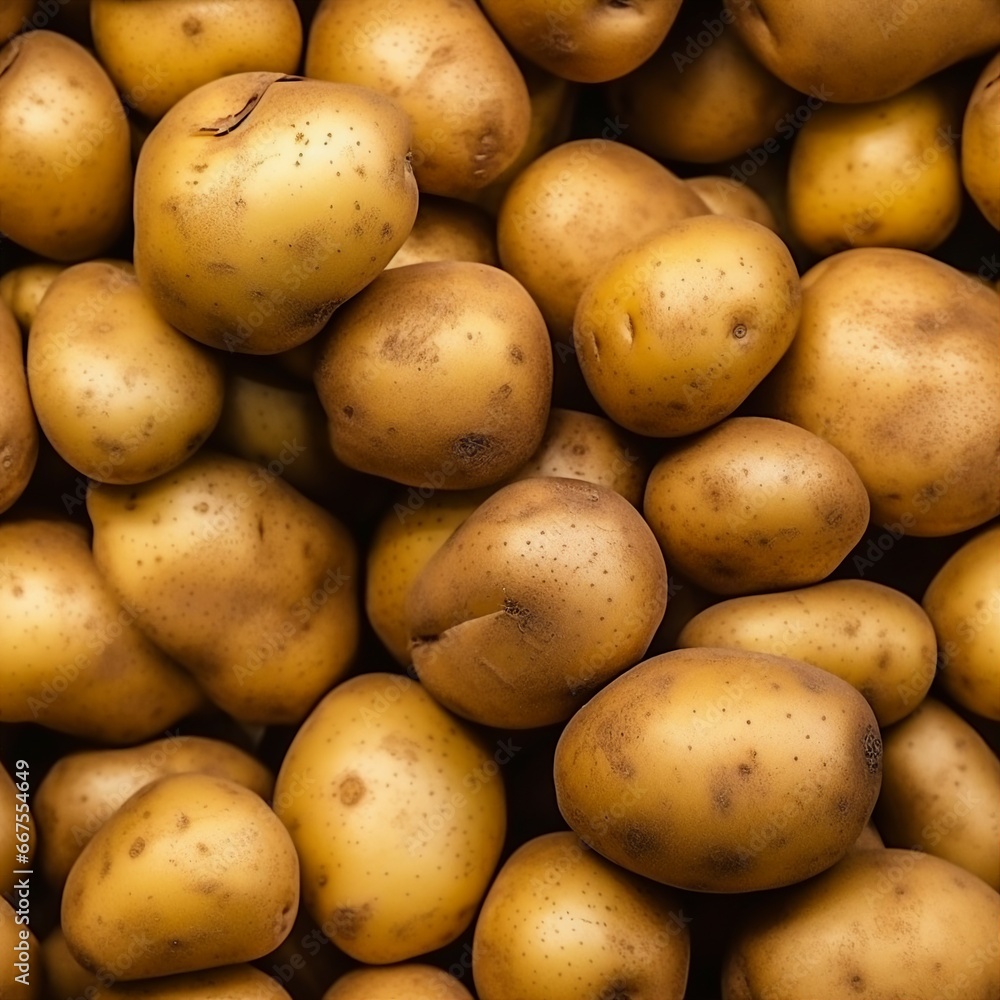 High-resolution image of Potato. seamless picture High-resolution image of Potato. seamless picture