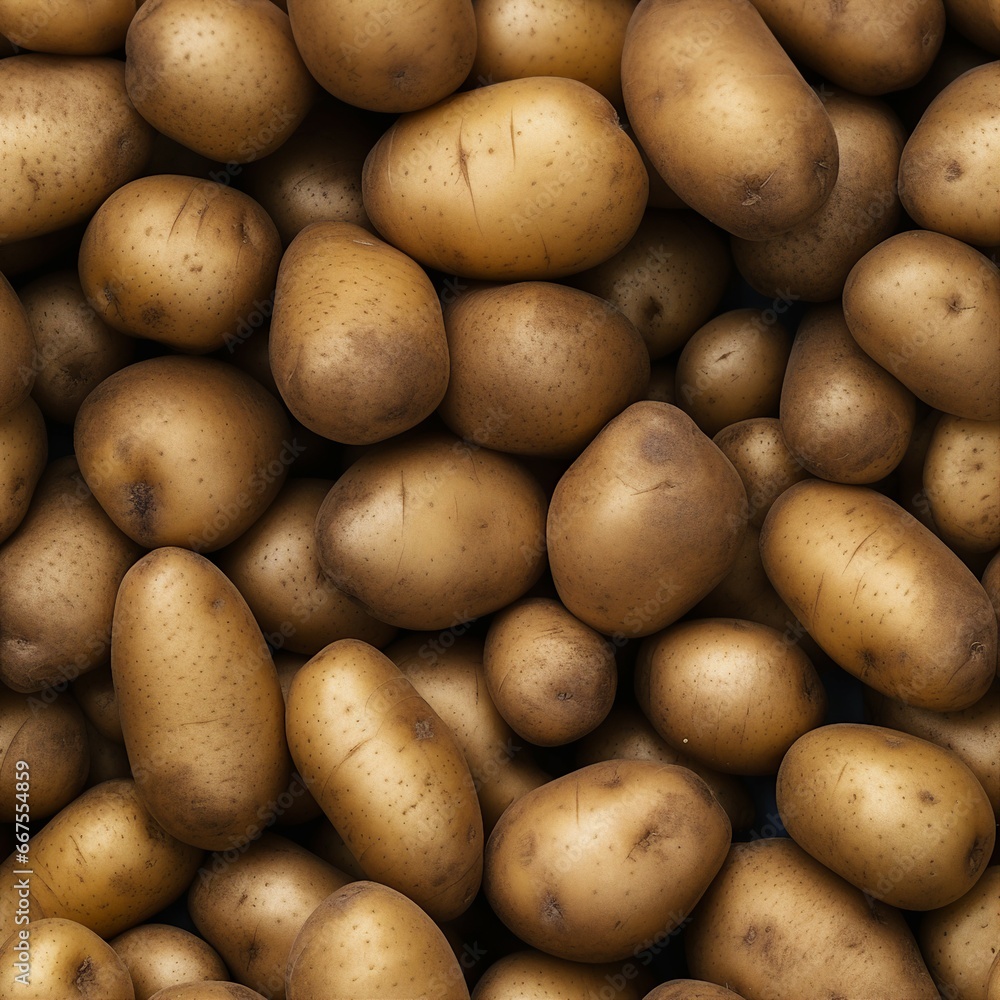 Potato close up photograph. seamless picture Potato close up photograph. seamless picture