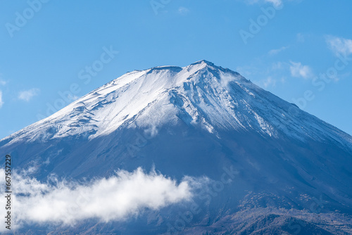 雪化粧 富士山