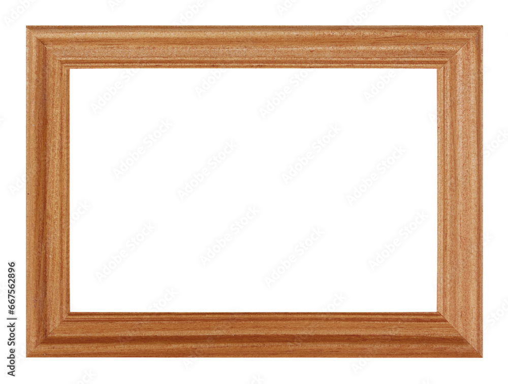 Horizontal classic wooden photo frame with copy space isolated on transparent background. PNG format clip art. Horizontal classic wooden photo frame with copy space isolated on transparent background. PNG format clip art.