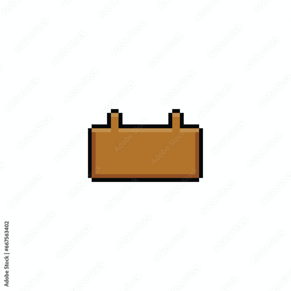 this is sign icon in pixel art with brown color and white background this item good for presentations,stickers, icons, t shirt design,game asset,logo and your project. this is sign icon in pixel art with brown color and white background this item good for presentations,stickers, icons, t shirt design,game asset,logo and your project.
