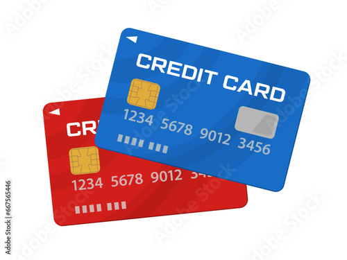 クレジットカードのイラスト_ベクターイラスト