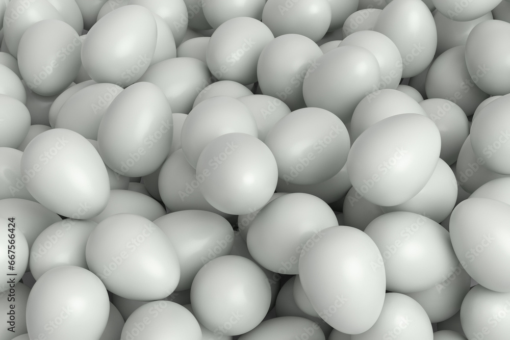Many farm raw organic white chicken eggs background from local market Many farm raw organic white chicken eggs background from local market