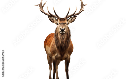 Elk on a Clear Background - Generative AI © PNG 