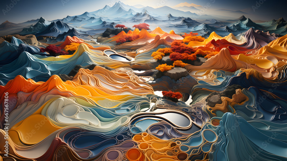 colorful Rice fields on terraced in Mu cang chai, Vietnam Rice field ...