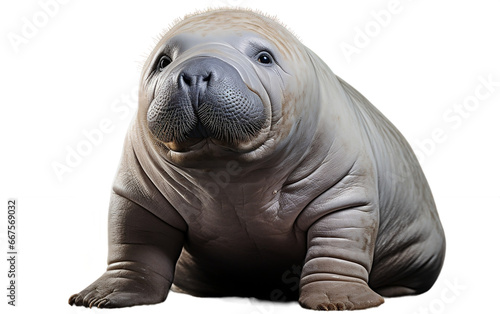 Manatee on a Transparent Background © PNG 