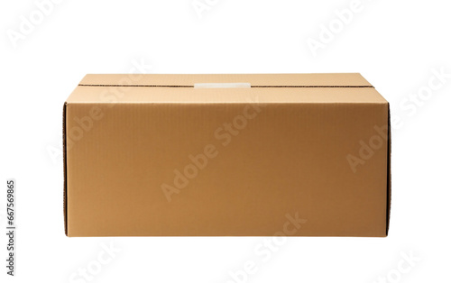 A Packing Box on a Transparent Background © PNG 