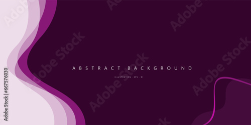 Purple and white wave modern background with space for text and message. template design