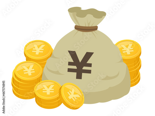 大金のイメージ_ベクターイラスト