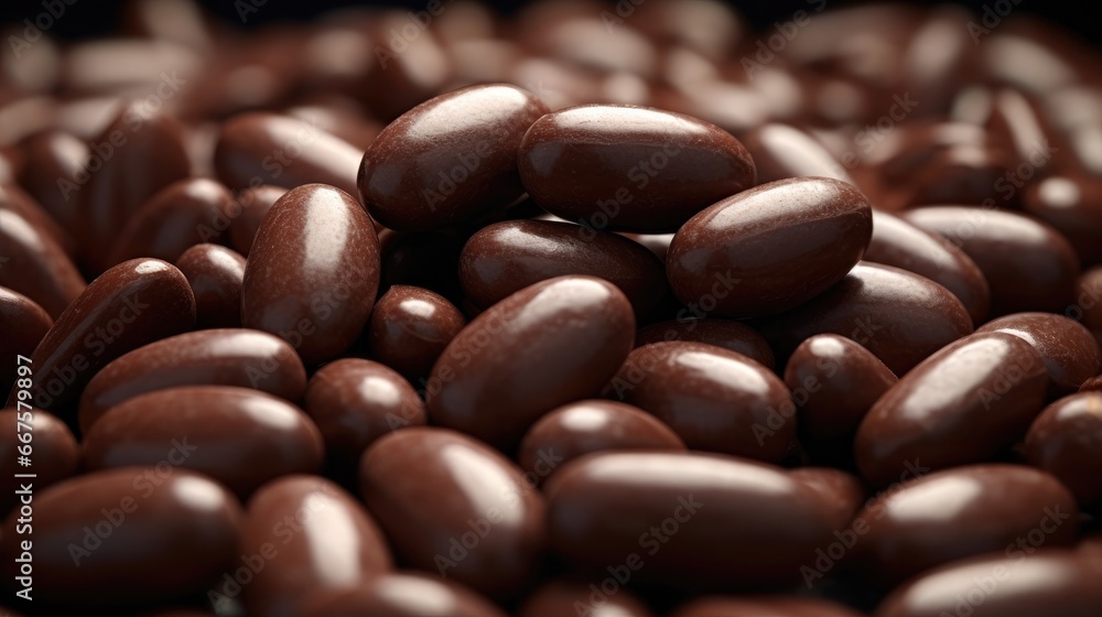 images of a pile of chocolate pills, emphasizing the concept of sweet medicine and delicious comfort. Ideal for medical confectionery and sweet therapy promotions images of a pile of chocolate pills, emphasizing the concept of sweet medicine and delicious comfort. Ideal for medical confectionery and sweet therapy promotions