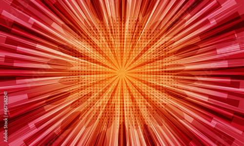 Abstract Vector Background With Rays for Comic or Other 1