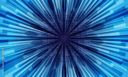 Abstract Vector Background With Rays for Comic or Other 4