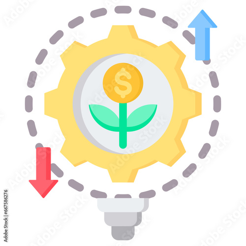Lean Startup Flat Icon