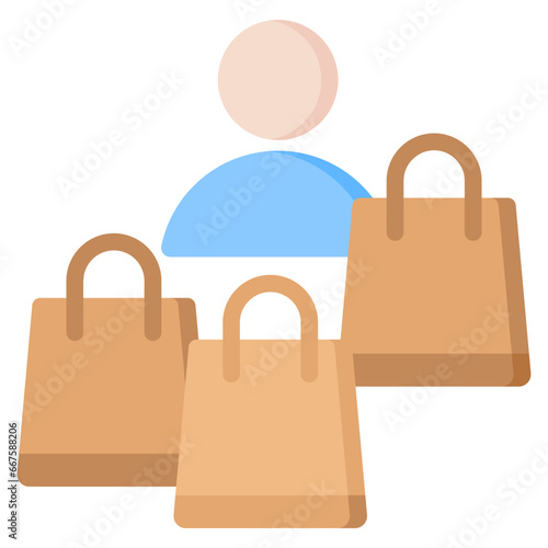Costumer Flat Icon