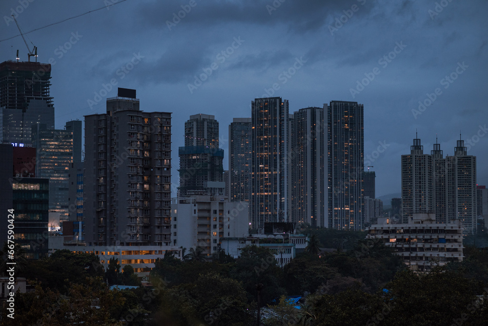 Fototapeta premium western suburbs, Westin, offices, Oberoi towers
