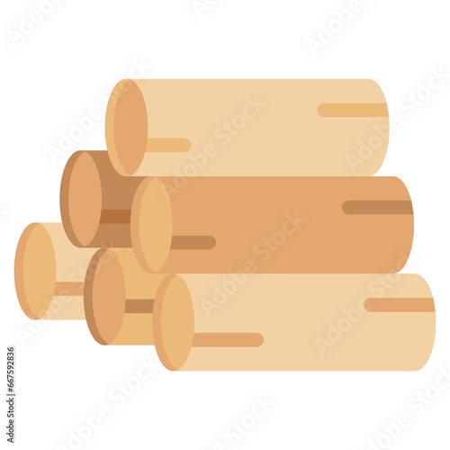 Raw Materials Flat Icon