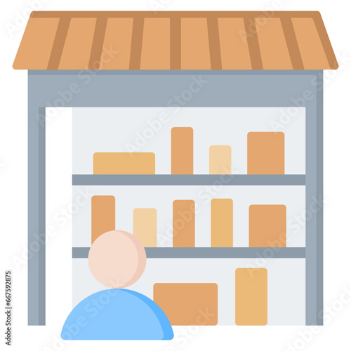 Retailers Flat Icon