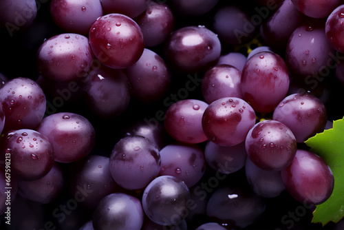 Close-up purple grapes background, red grapes