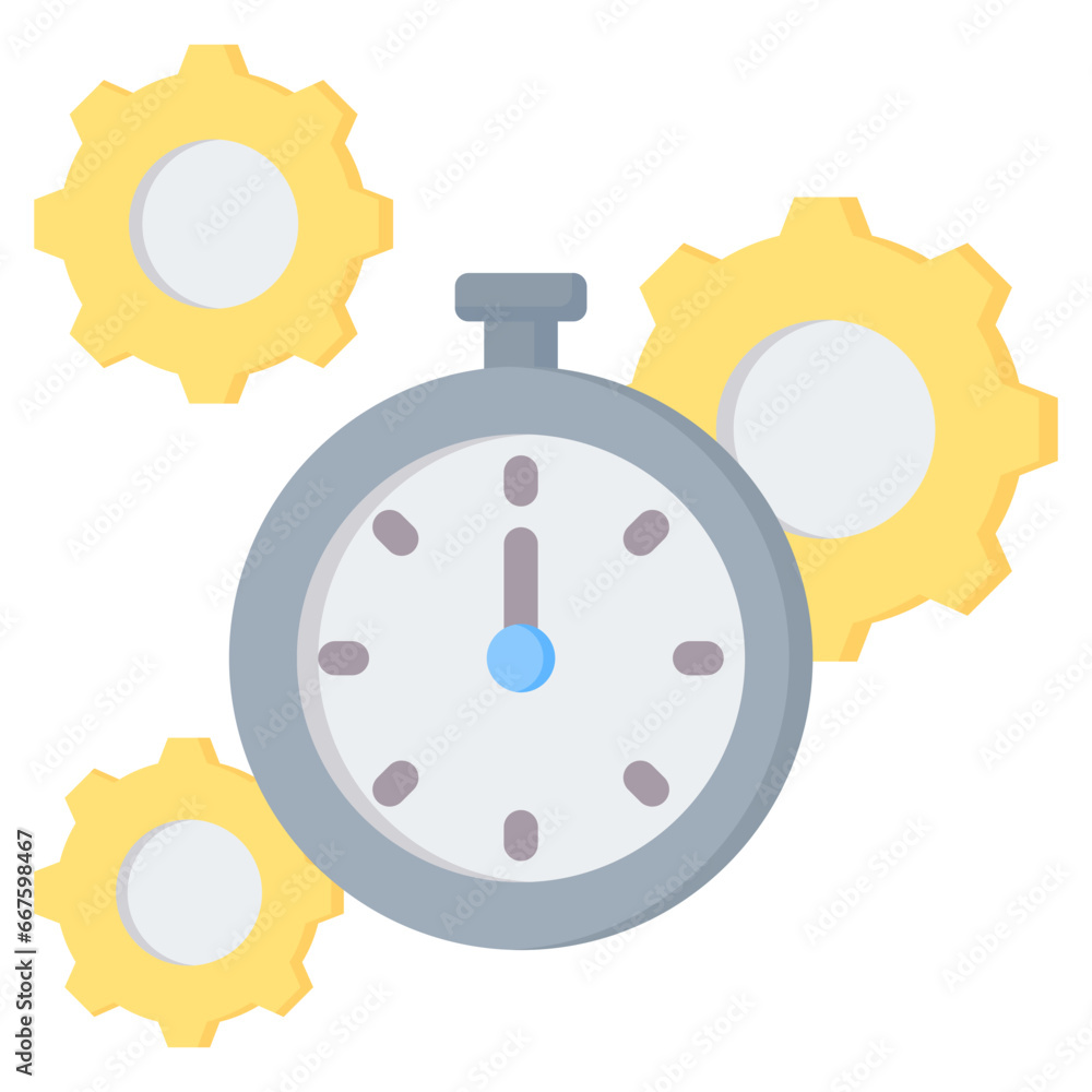 Efficiency Flat Icon Efficiency Flat Icon