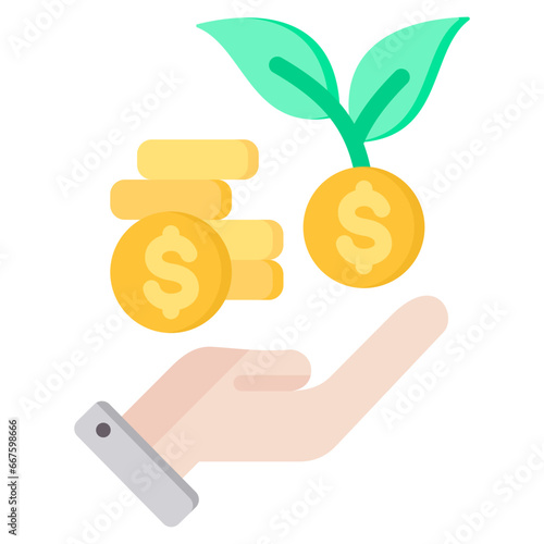 Investment Flat Icon